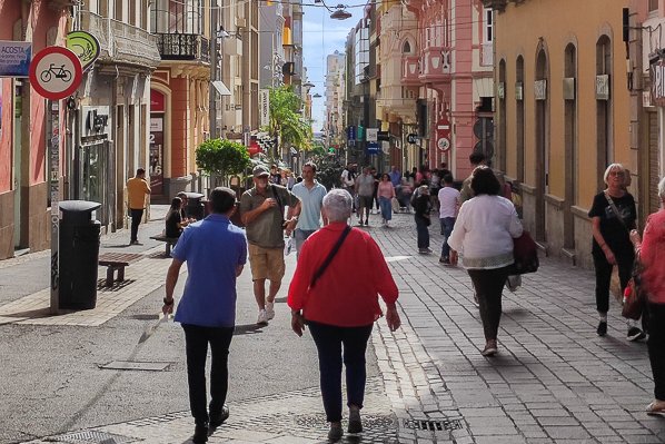Castillo Street Calle Castillo in Santa Cruz de Tenerife