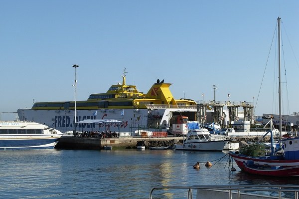Fred Olsen Express ferry service departing from Los Cristianos Port