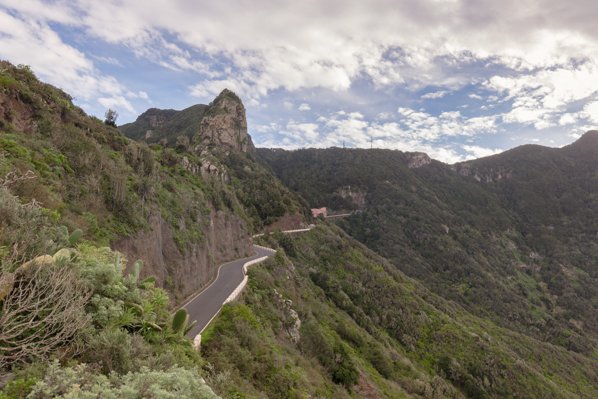 Road through Anaga Rural Park, Tenerife