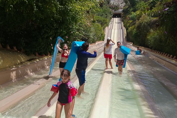 Naga Racer attraction at Siam Park
