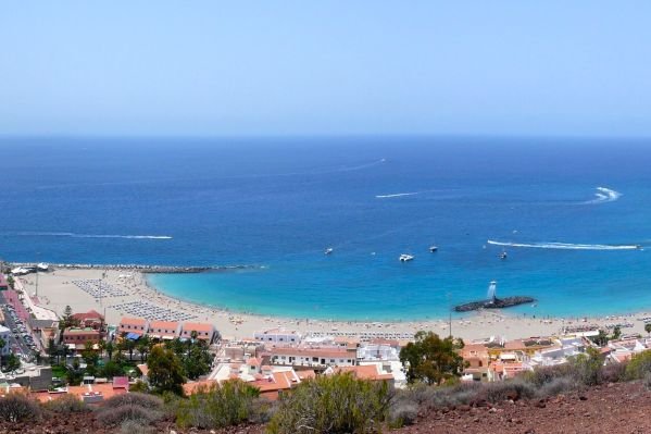 Aerial view of Las Vistas Beach