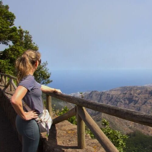 View of the Anaga mountains from the Pico del Ingles viewpoint