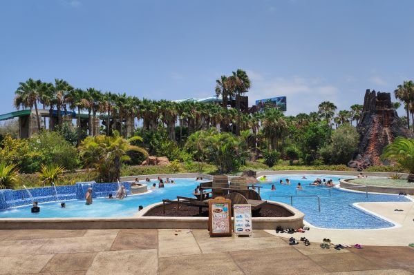 Hydromassage area at Aqualand