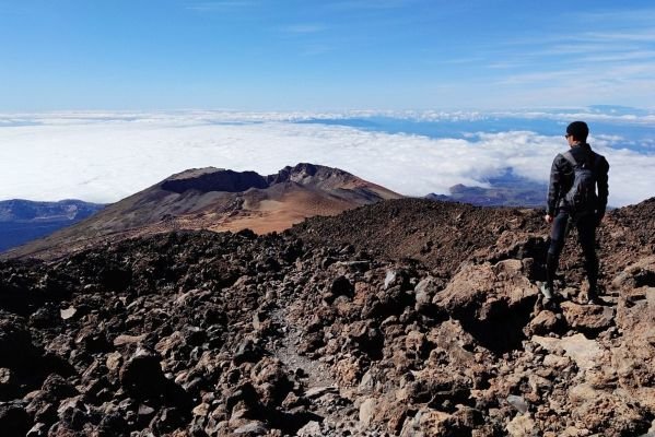 Crater of the Pico Viejo volcano