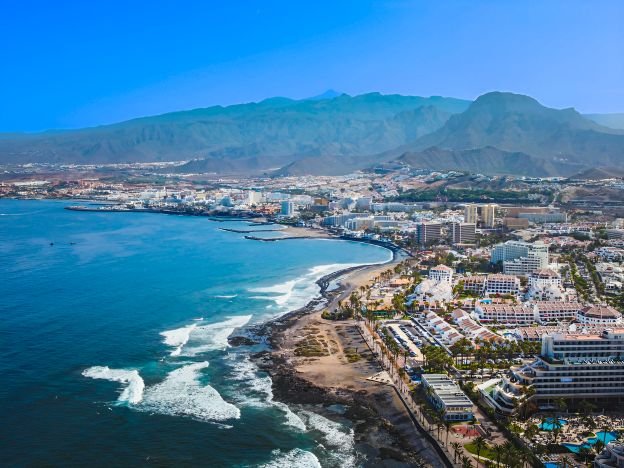 Aerial view of Las Americas, Tenerife South