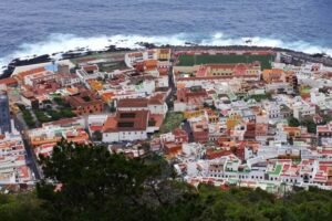Aerial view of Garachico
