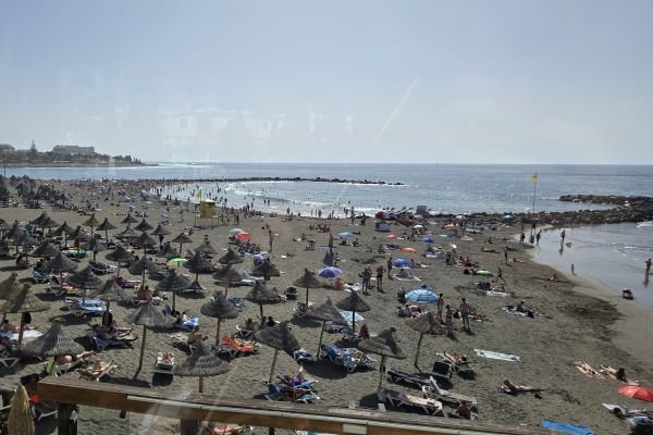 Playa de Troya viewed from Monkey Beach Club Playa de Troya viewed from Monkey Beach Club, Tenerife