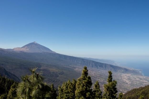 View of Mount Teide and the La Orotava Valley from the Chipeque Viewpoint