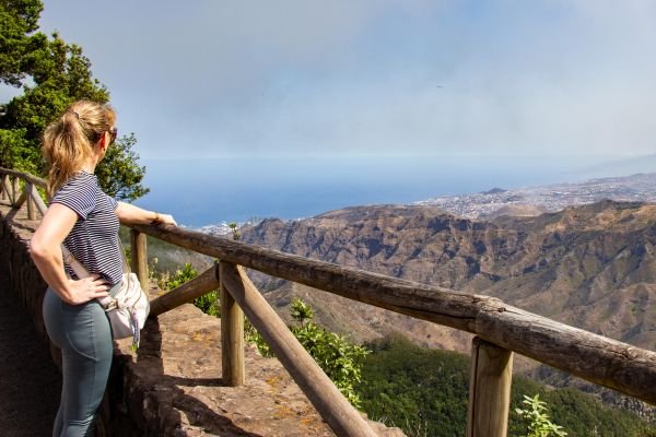 View of the Anaga mountains from the Pico del Ingles viewpoin